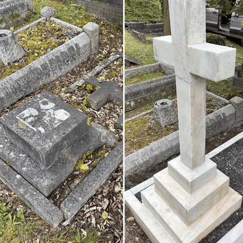 Memorial Re-levelling / Re-fixing