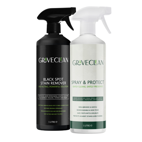 Headstone Cleaner Clean & Protect - GraveClean™